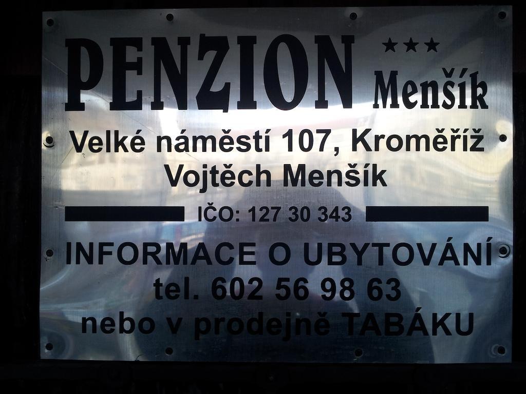 Kroměříž Penzion Mensik מראה חיצוני תמונה